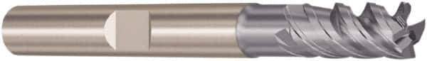Seco - 10mm, 22mm LOC, 10mm Shank Diam, 72mm OAL, 4 Flute, Solid Carbide Square End Mill - Single End, SIRON-A Finish, Spiral Flute, 48° Helix, Right Hand Cut, Right Hand Flute, Series JS554 - Apex Tool & Supply