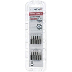 Wiha - 2mm Hex Screwdriver Bit - 1/4" Drive, 1" OAL - Apex Tool & Supply