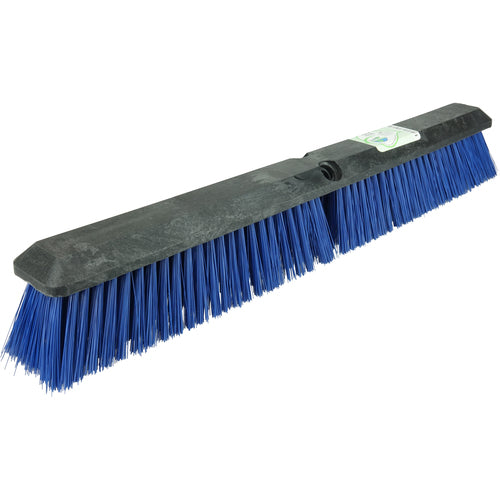 24″ Green Works Sweep, Medium Blue Fill with Foam Block - Apex Tool & Supply