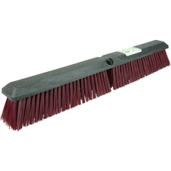 24″ Green Works Sweep, Coarse Maroon Fill with Foam Block - Apex Tool & Supply