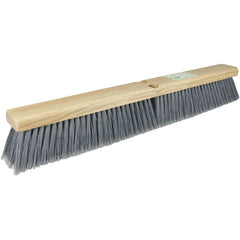 24″ Green Works Sweep, Fine Grey Fill with Rubberwood Block - Apex Tool & Supply