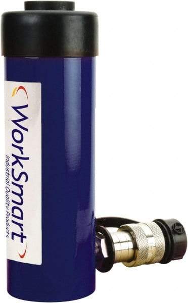 Value Collection - 15 Ton, 3.98" Stroke, 12.49 Cu In Oil Capacity, Portable Hydraulic Single Acting Cylinder - 3.14 Sq In Effective Area, 7.87" Lowered Ht., 11.85" Max Ht., 2" Cyl Bore Diam, 1.63" Plunger Rod Diam, 10,000 Max psi - Apex Tool & Supply