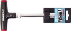 Megapro - 12mm Hollow Shaft Nutdriver - T-Handle Handle, 175mm OAL - Apex Tool & Supply
