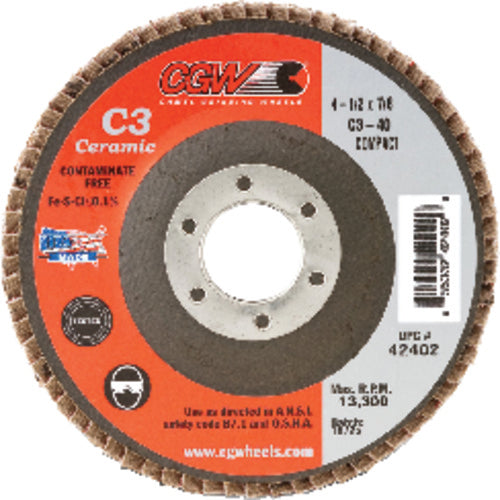 ‎CGW 4-1/2X7/8 COMPACT C3 CERAMIC - Apex Tool & Supply