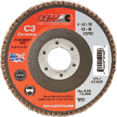 ‎CGW 4-1/2X7/8 COMPACT C3 CERAMIC - Apex Tool & Supply