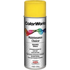 Krylon - Citrus Yellow, 11 oz Net Fill, Gloss, Enamel Spray Paint - Apex Tool & Supply