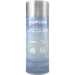 Dupli-Color - Silver Metallic, Metallic, Lacquer Spray Paint - 12 to 14 Sq Ft per Can, 12 oz Container - Apex Tool & Supply