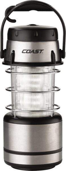 Coast Cutlery - White, Red LED Bulb, 60 Lumens, Industrial/Tactical Flashlight - Gray Stainless Steel Body, 4 C Batteries Not Included - Apex Tool & Supply