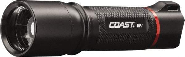Coast Cutlery - White LED Bulb, 360 Lumens, Industrial/Tactical Flashlight - Black Aluminum Body, 4 AAA Batteries Included - Apex Tool & Supply