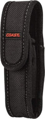 Coast Cutlery - Nylon/Polyester Handheld Flashlight (General Purpose & Industrial) Flashlight Sheath - Black, Compatible with Coast Batteries - Apex Tool & Supply