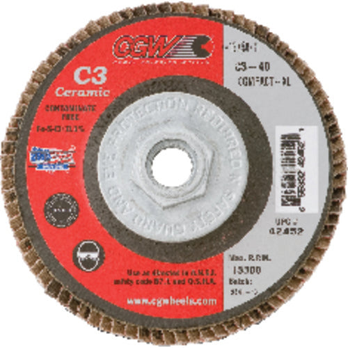 ‎CGW 4-1/2X5/8-11 COMPACT C3 CERAMIC - Apex Tool & Supply