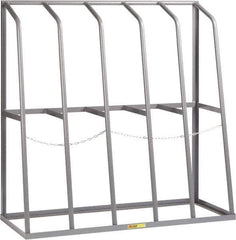 Little Giant - 5 Bay, 1,500 Lb per Bay Capacity, Gray Bar Rack - 60" Wide x 60" High x 24" Deep, Steel - Apex Tool & Supply