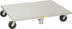 Little Giant - 3,600 Lb Capacity Steel Pallet Dolly - 48" Long x 40" Wide, 6" Phenolic Wheels - Apex Tool & Supply