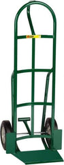 Little Giant - 800 Lb Capacity 49" OAH Hand Truck with Foot Kick - 13-1/2 x 16" Base Plate, Loop Handle, Steel, Solid Rubber Wheels - Apex Tool & Supply