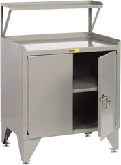 Little Giant - Receiving Station - 36 Inch Wide x 24 Inch Deep x 54-1/2 Inch High, Gray - Apex Tool & Supply
