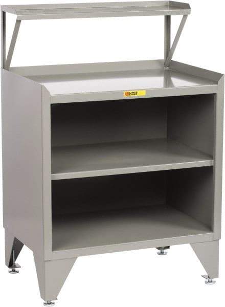Little Giant - Receiving Station - 36 Inch Wide x 24 Inch Deep x 54-1/2 Inch High, Gray - Apex Tool & Supply