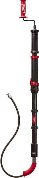 Milwaukee Tool - 1/2" Cable Diam, Bulb Auger, Closet & Drain Auger - Bulb Cable Head Style - Apex Tool & Supply
