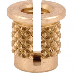 E-Z LOK - Press Fit Threaded Inserts Type: Flanged For Material Type: Plastic - Apex Tool & Supply