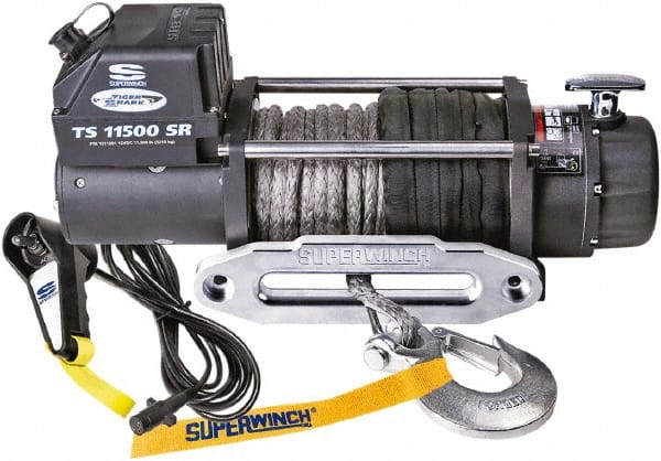 Superwinch - 11,500 Lb Capacity, 80' Cable Length, Automotive Heavy-Duty Recovery Winch - Apex Tool & Supply