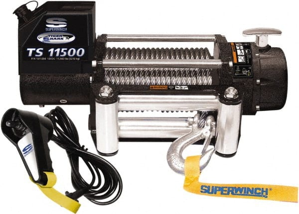 Superwinch - 11,500 Lb Capacity, 84' Cable Length, Automotive Heavy-Duty Recovery Winch - Apex Tool & Supply