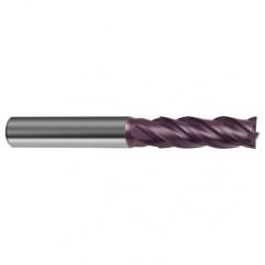 1/4" Dia. - 3-1/4" OAL - 4 FL Variable Helix Firex Carbide End Mill - Apex Tool & Supply