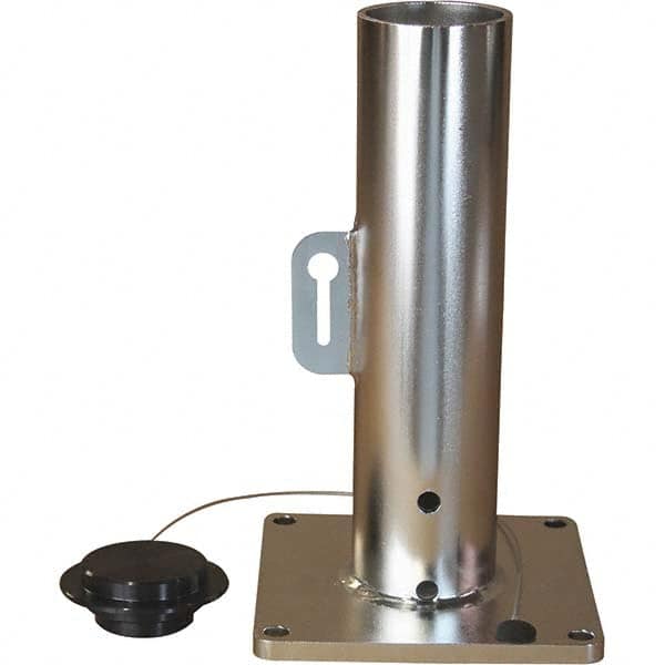 THERN - Davit Crane Bases Base Type: Pedestal Base Finish/Coating: Stainless Steel - Apex Tool & Supply