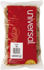 UNIVERSAL - 2-1/2" Circumference, 0.06" Wide, Standard Office Rubber Band Strapping - 1,900 Pieces - Apex Tool & Supply