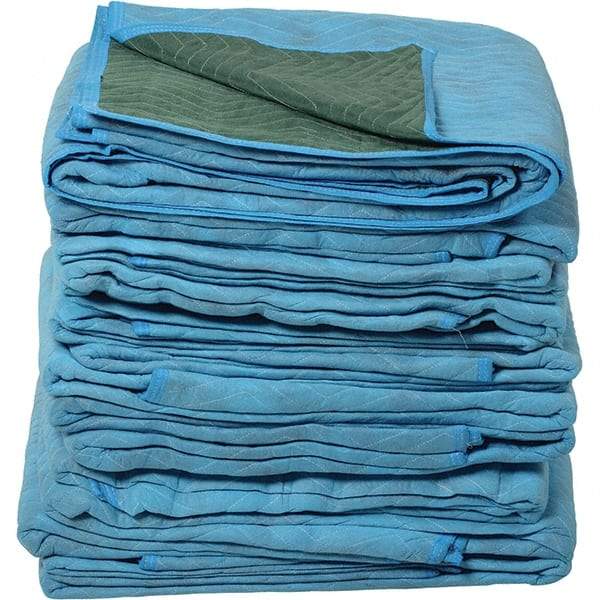 Vestil - 80" Long x 72" Wide Cotton/Polyester Tarp & Dust Cover - Blue - Apex Tool & Supply