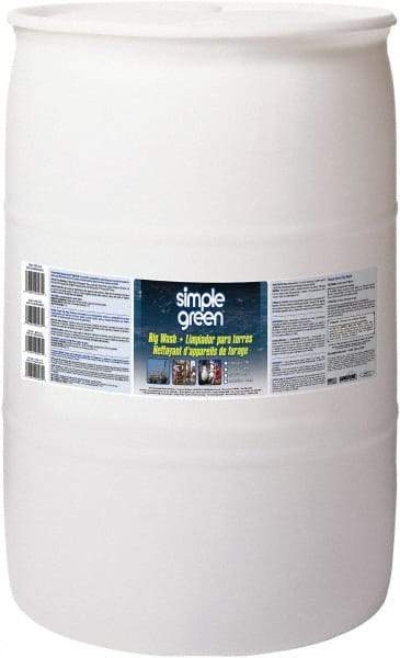 Simple Green - 55 Gal Drum Cleaner/Degreaser - Liquid, Alkaline, Unscented - Apex Tool & Supply