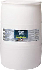 Simple Green - 55 Gal Drum Cleaner/Degreaser - Liquid, Alkaline, Unscented - Apex Tool & Supply