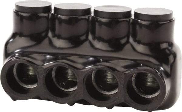 POLARIS nsi - 6 to 3/0 AWG, Class B & C Wire Compatible, Aluminum, Hex Split Bolt Connector - 3.41" OAL, 1.6" Base Width - Apex Tool & Supply