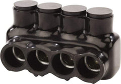 POLARIS nsi - 6 AWG, Class B & C Wire Compatible, Aluminum, Hex Split Bolt Connector - 3.8" OAL, 2.28" Base Width - Apex Tool & Supply