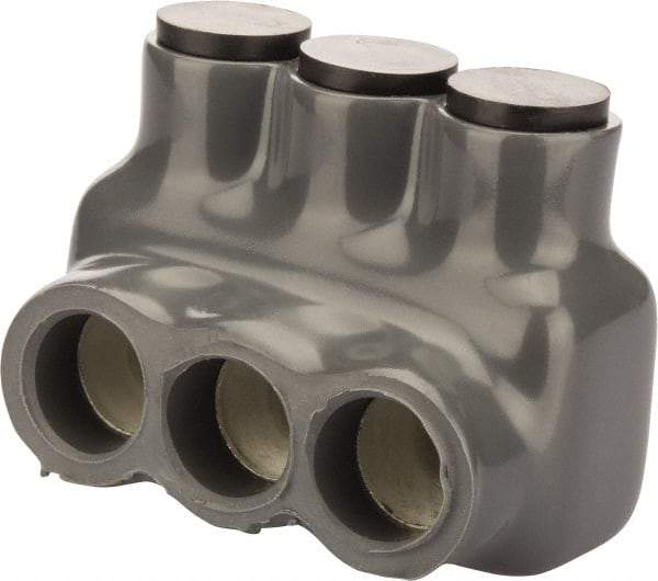 POLARIS nsi - 10 to 1 AWG, Class I, K & M Wire Compatible, Aluminum, Hex Split Bolt Connector - 1.55" OAL, 1.24" Base Width - Apex Tool & Supply