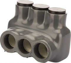 POLARIS nsi - 10 to 1 AWG, Class I, K & M Wire Compatible, Aluminum, Hex Split Bolt Connector - 1.55" OAL, 1.24" Base Width - Apex Tool & Supply