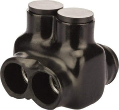 POLARIS nsi - 6 AWG, Class B & C Wire Compatible, Aluminum, Hex Split Bolt Connector - 2.12" OAL, 2-1/4" Base Width - Apex Tool & Supply