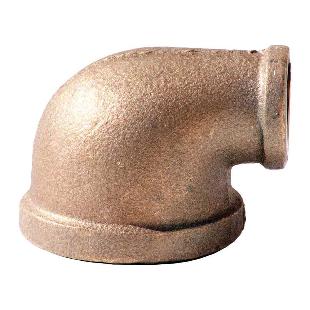 Merit Brass - Brass & Chrome Pipe Fittings Type: Reducing Elbow Fitting Size: 2 x 1 - Apex Tool & Supply