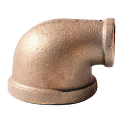 Merit Brass - Brass & Chrome Pipe Fittings Type: Reducing Elbow Fitting Size: 3/8 x 1/4 - Apex Tool & Supply