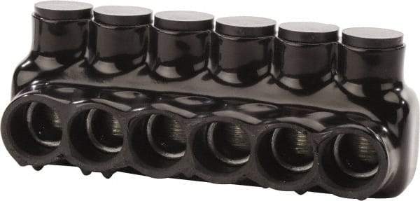 POLARIS nsi - 6 AWG, Class B & C Wire Compatible, Aluminum, Hex Split Bolt Connector - 5.52" OAL, 2.28" Base Width - Apex Tool & Supply