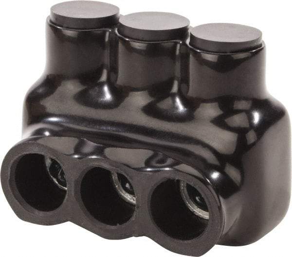 POLARIS nsi - 14 to 1/0 AWG, Class B & C Wire Compatible, Aluminum, Hex Split Bolt Connector - 2.24" OAL, 1-1/2" Base Width - Apex Tool & Supply