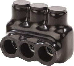 POLARIS nsi - 14 to 1/0 AWG, Class B & C Wire Compatible, Aluminum, Hex Split Bolt Connector - 2.24" OAL, 1-1/2" Base Width - Apex Tool & Supply