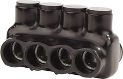 POLARIS nsi - 6 to 3/0 AWG, Class B & C Wire Compatible, Aluminum, Hex Split Bolt Connector - 3.41" OAL, 1.83" Base Width - Apex Tool & Supply