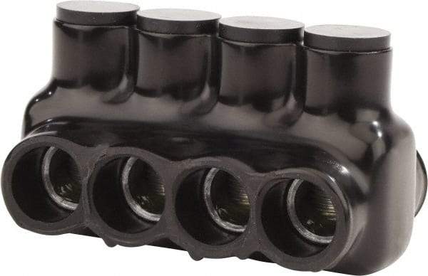 POLARIS nsi - 6 AWG, Class B & C Wire Compatible, Aluminum, Hex Split Bolt Connector - 4.57" OAL, 2.41" Base Width - Apex Tool & Supply