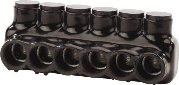 POLARIS nsi - 6 AWG, Class B & C Wire Compatible, Aluminum, Hex Split Bolt Connector - 6.67" OAL, 2.41" Base Width - Apex Tool & Supply