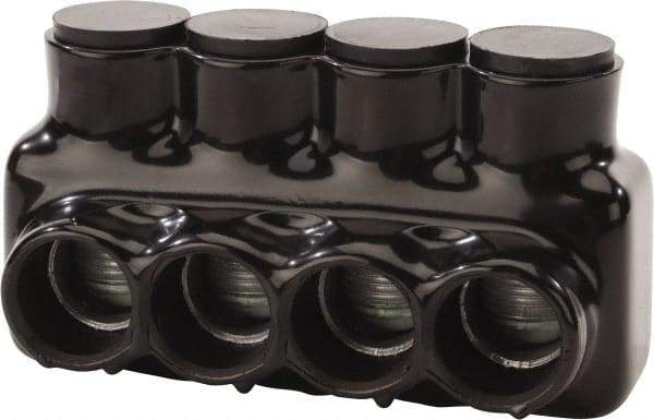 POLARIS nsi - 6 AWG, Class B & C Wire Compatible, Aluminum, Hex Split Bolt Connector - 5.85" OAL, 2.96" Base Width - Apex Tool & Supply