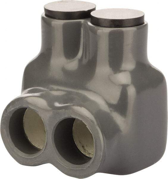 POLARIS nsi - 10 to 1 AWG, Class I, K & M Wire Compatible, Aluminum, Hex Split Bolt Connector - 1.6" OAL, 1.55" Base Width - Apex Tool & Supply