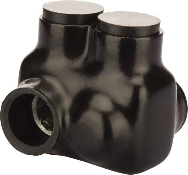 POLARIS nsi - 6 to 3/0 AWG, Class B & C Wire Compatible, Aluminum, Hex Split Bolt Connector - 1.84" OAL, 1.87" Base Width - Apex Tool & Supply