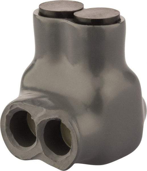 POLARIS nsi - 14 to 6 AWG, Class I, K & M Wire Compatible, Aluminum, Hex Split Bolt Connector - 1.13" OAL, 1.24" Base Width - Apex Tool & Supply