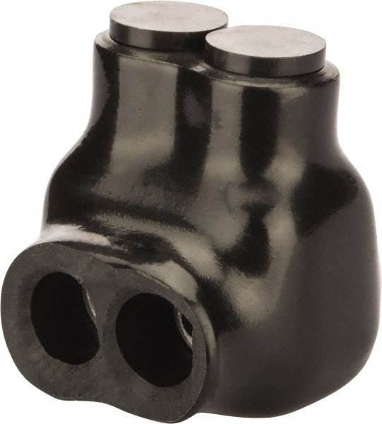 POLARIS nsi - 14 to 4 AWG, Class B & C Wire Compatible, Aluminum, Hex Split Bolt Connector - 1.12" OAL, 1.18" Base Width - Apex Tool & Supply