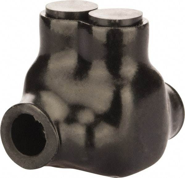 POLARIS nsi - 14 to 4 AWG, Class B & C Wire Compatible, Aluminum, Hex Split Bolt Connector - 1.12" OAL, 1-1/4" Base Width - Apex Tool & Supply