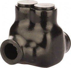 POLARIS nsi - 14 to 4 AWG, Class B & C Wire Compatible, Aluminum, Hex Split Bolt Connector - 1.12" OAL, 1-1/4" Base Width - Apex Tool & Supply